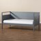 Baxton Studio Cintia Grey Finished Wood Twin Size Daybed 158-9643 - alternate 2